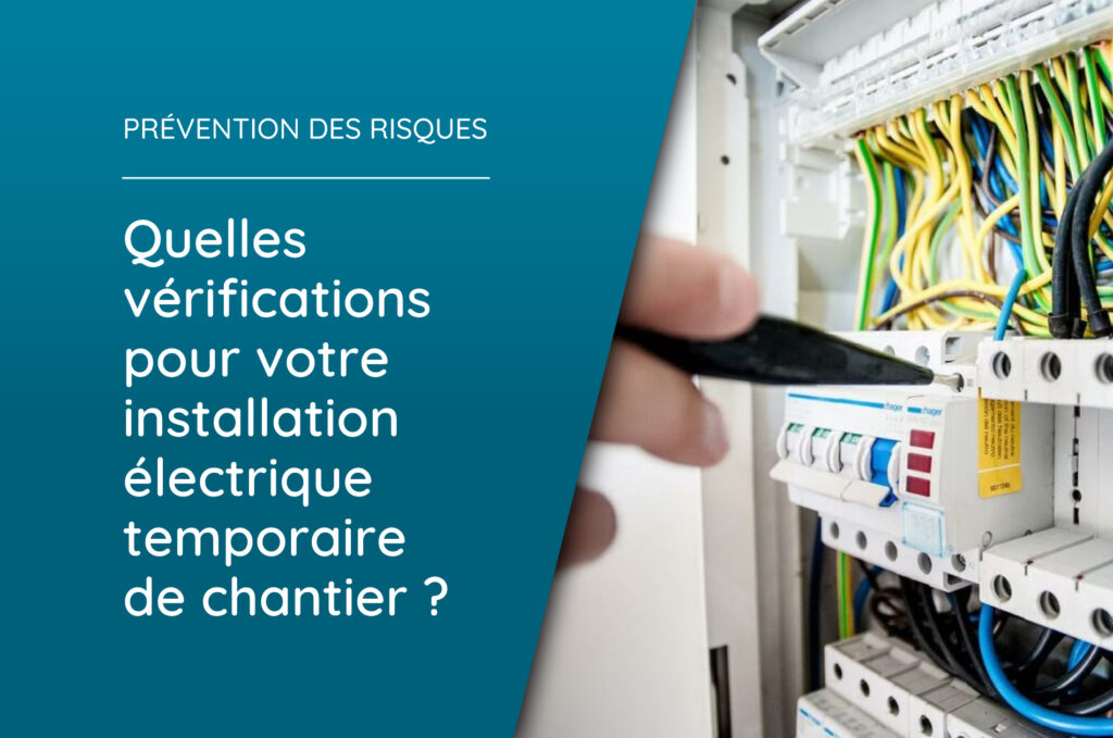 maintenance électrique chantier