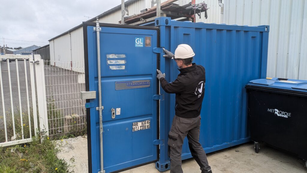 container chantier ou stockage